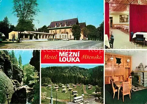 AK / Ansichtskarte Hrensko Hotel Mezni Louka  Kat. Herrnskretschen