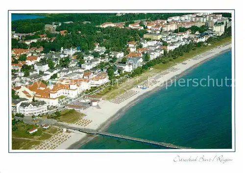 AK / Ansichtskarte Binz Ruegen Fliegeraufnahme Kat. Binz