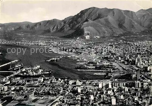 AK / Ansichtskarte Palermo Sicilia Panorama Porto veduta aerea Kat. Palermo