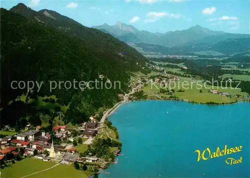 AK / Ansichtskarte Walchsee Tirol Fliegeraufnahme Kat. Walchsee