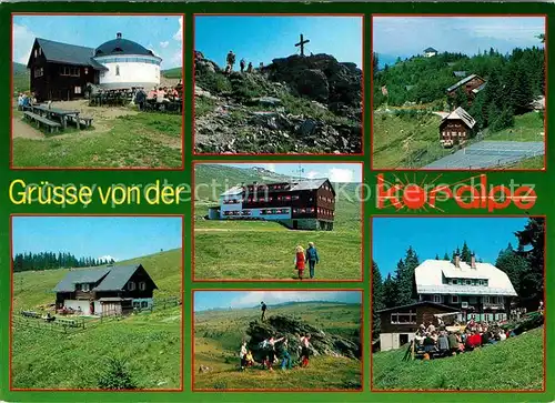 AK / Ansichtskarte Koralpe Gipfelkreuz Alm Gasthaus  Kat. Oesterreich