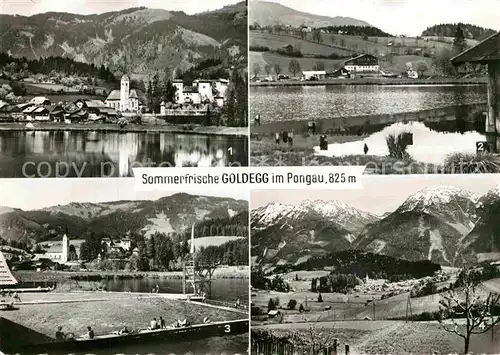 AK / Ansichtskarte Goldegg Teilansicht Schwimmbad Panorama  Kat. Goldegg am See