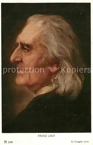 AK / Ansichtskarte Liszt Franz Komponist F.A. Ackermann Verlag Nr. 1903 H. Torggler  Kat. Musik