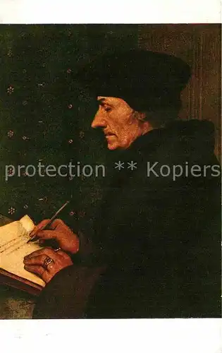 AK / Ansichtskarte Holbein Hans Portrait de Didier Erasme   Kat. Kuenstlerkarte