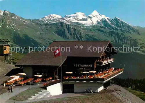 AK / Ansichtskarte Kleine Scheidegg Interlaken Restaurant Eigernordwand Kat. Kleine Scheidegg