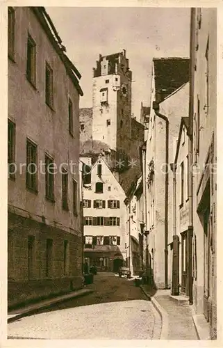 AK / Ansichtskarte Fuessen Allgaeu Hutergasse Kat. Fuessen