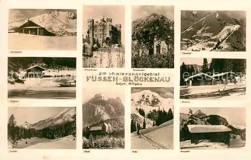 AK / Ansichtskarte Fuessen Allgaeu Bloeckenau Schloss  Kat. Fuessen