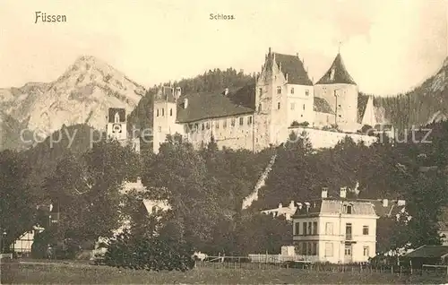 AK / Ansichtskarte Fuessen Allgaeu Hohes Schloss Kat. Fuessen