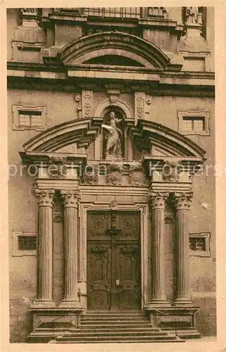 AK / Ansichtskarte Wuerzburg Portal Stift Hauger Kirche Kat. Wuerzburg