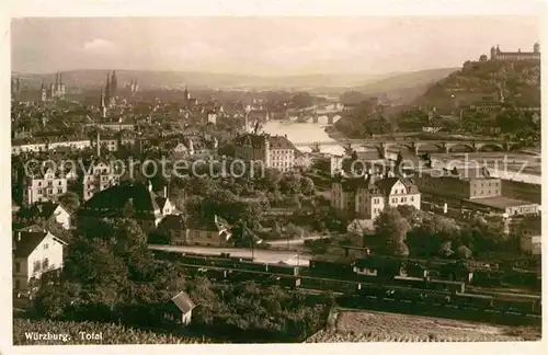 AK / Ansichtskarte Wuerzburg Panorama Kat. Wuerzburg