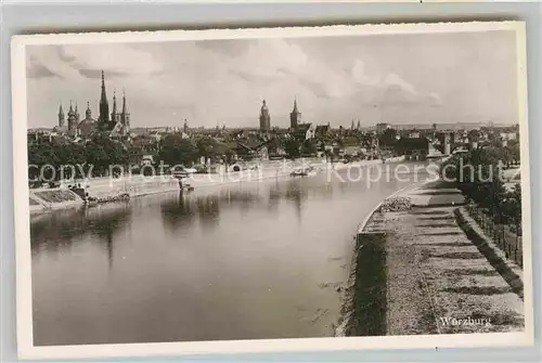 AK / Ansichtskarte Wuerzburg Main Panorama  Kat. Wuerzburg