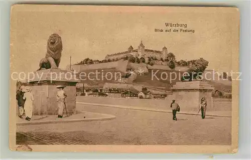 AK / Ansichtskarte Wuerzburg Festung Marienberg Kat. Wuerzburg