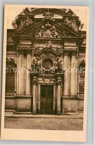 AK / Ansichtskarte Wuerzburg Portal Schoenbornkapelle Kat. Wuerzburg