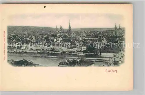 AK / Ansichtskarte Wuerzburg Panorama Marienkapelle Neumuenster Kat. Wuerzburg