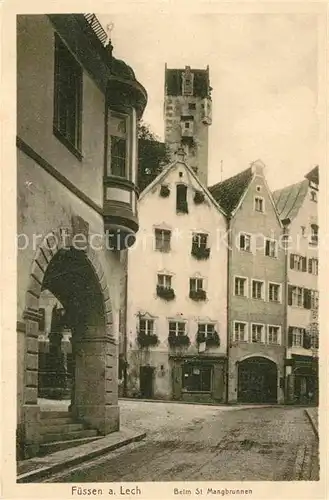 AK / Ansichtskarte Fuessen Allgaeu Sankt Mangbrunnen Kat. Fuessen