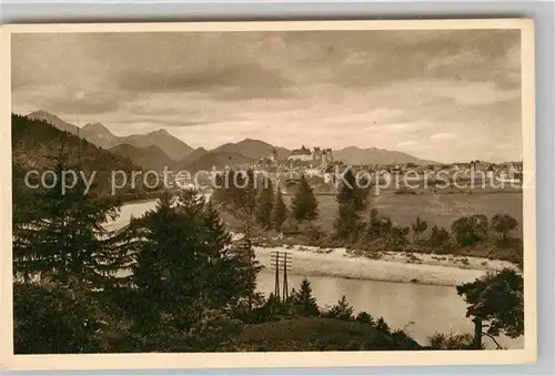 AK / Ansichtskarte Fuessen Allgaeu Blick von Osten Kat. Fuessen