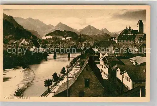 AK / Ansichtskarte Fuessen Allgaeu Teilansicht  Kat. Fuessen