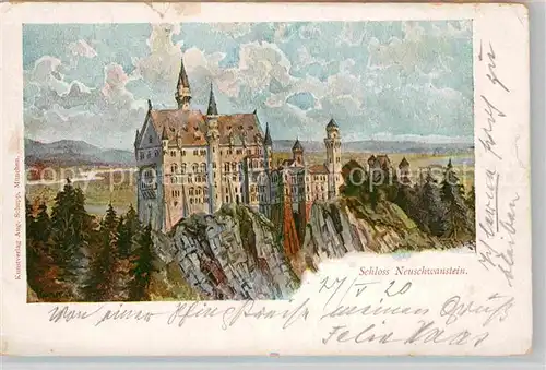 AK / Ansichtskarte Hohenschwangau Schloss Neuschwanstein  Kat. Schwangau