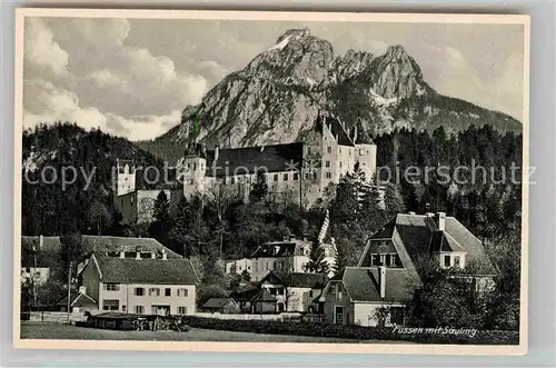 AK / Ansichtskarte Fuessen Allgaeu Saeuling Kat. Fuessen