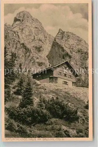 AK / Ansichtskarte Fuessen Allgaeu Naturfreundehaus am Saeuling Kat. Fuessen