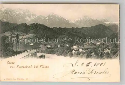 AK / Ansichtskarte Bad Faulenbach Panorama  Kat. Fuessen