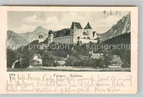 AK / Ansichtskarte Fuessen Allgaeu Schloss Kat. Fuessen