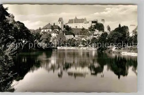 AK / Ansichtskarte Fuessen Allgaeu Hohes Schloss Kloster Sankt Mang mit Froggensee Kat. Fuessen