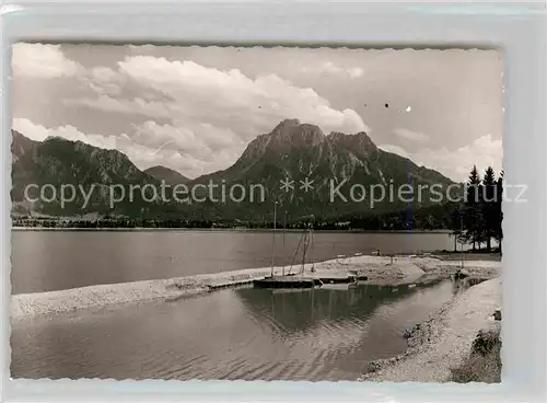 AK / Ansichtskarte Fuessen Allgaeu Forggensee Kat. Fuessen