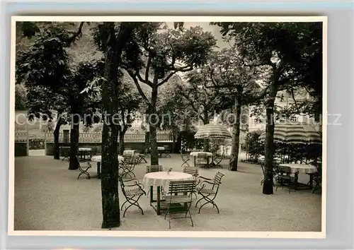 AK / Ansichtskarte Hohenschwangau Hotel Mueller Gartenterrasse Kat. Schwangau