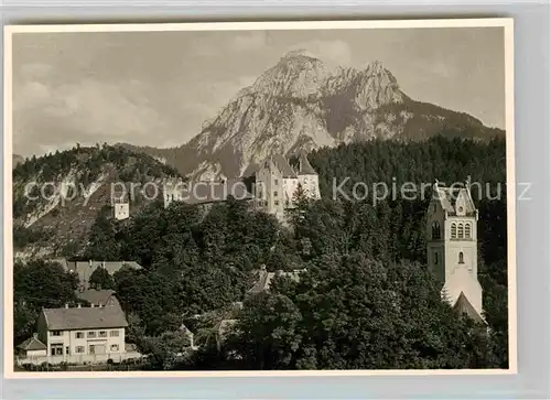 AK / Ansichtskarte Fuessen Allgaeu Hohes Schloss Kat. Fuessen