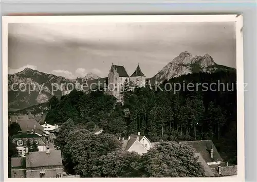 AK / Ansichtskarte Fuessen Allgaeu Hohes Schloss Kat. Fuessen