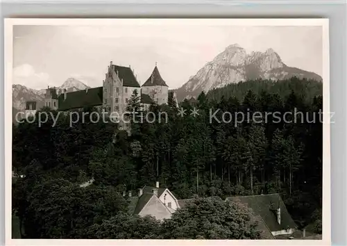 AK / Ansichtskarte Fuessen Allgaeu Hohes Schloss Kat. Fuessen