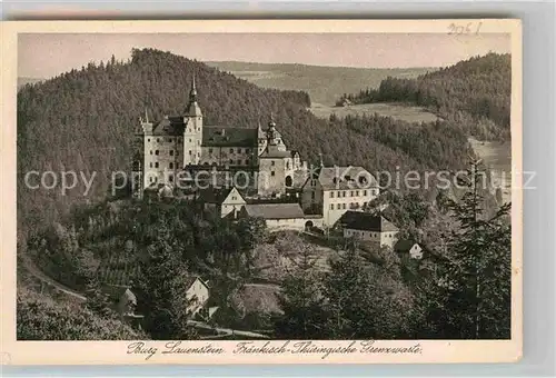 AK / Ansichtskarte Lauenstein Oberfranken Burg Lauenstein Kat. Ludwigsstadt