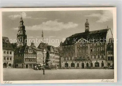 AK / Ansichtskarte Coburg Marktplatz Kat. Coburg