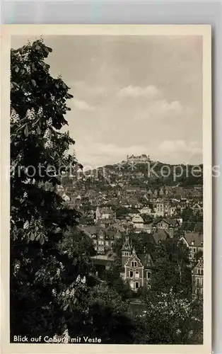 AK / Ansichtskarte Coburg Stadt und Veste Coburg Kat. Coburg