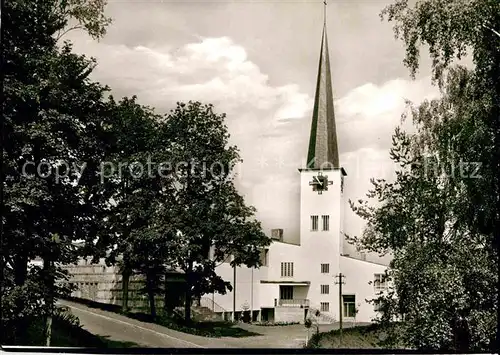 AK / Ansichtskarte Naila Katholische Pfarrkirche Verklaerung Christi Kat. Naila