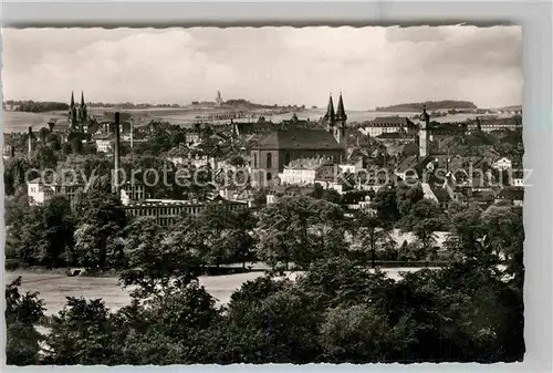 AK / Ansichtskarte Hof Saale Panorama Kat. Hof