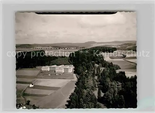 AK / Ansichtskarte Bad Steben Sanatorium Fliegeraufnahme Kat. Bad Steben