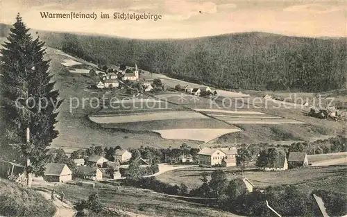 AK / Ansichtskarte Warmensteinach Teilansicht  Kat. Warmensteinach Fichtelgebirge