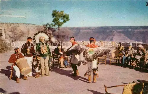 AK / Ansichtskarte Indianer Native American Hopi Eagle Dance Grand Canyon National Park Arizona Kat. Regionales