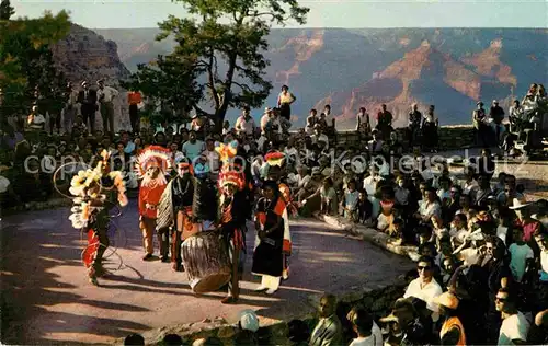 AK / Ansichtskarte Indianer Native American Hopi Indian Dancers Grand Canyon National Park Arizona Kat. Regionales