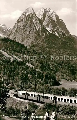 AK / Ansichtskarte Zugspitzbahn Grosser Waxenstein Foto H. Huber Nr. 480 Kat. Eisenbahn