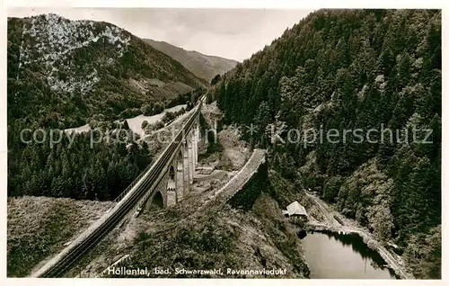 AK / Ansichtskarte Viadukte Viaduc Ravennaviadukt Hoellental Schwarzwald  Kat. Bruecken