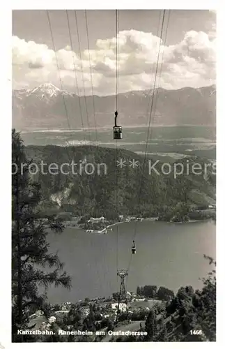 AK / Ansichtskarte Seilbahn Kanzelbahn Annenheim am Ossiachersee  Kat. Bahnen