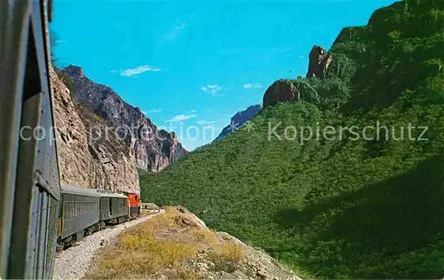 AK / Ansichtskarte Eisenbahn Sierra Tarahumara Ferrocarril Chihuahua Al Pacifico  Kat. Eisenbahn