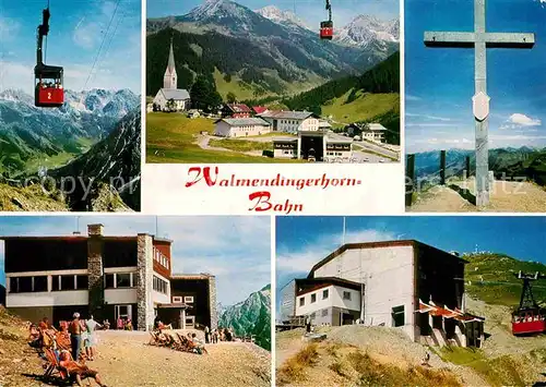 AK / Ansichtskarte Seilbahn Walmendingerhorn Mittelberg Kleines Walsertal  Kat. Bahnen