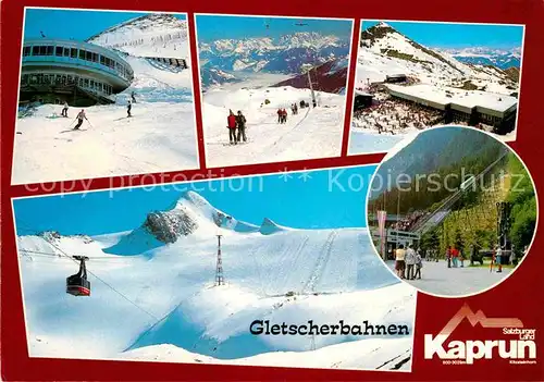 AK / Ansichtskarte Seilbahn Gletscherbahnen Kaprun Kitzsteinhorn Alpincenter  Kat. Bahnen