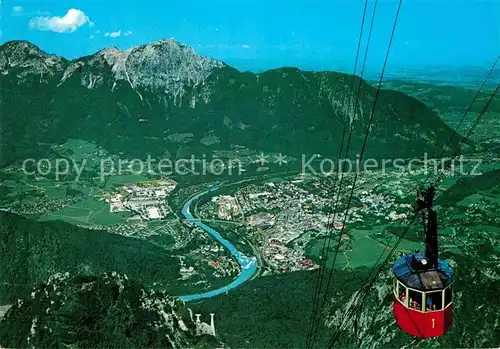 AK / Ansichtskarte Seilbahn Predigtstuhl Bad Reichenhall Hochstaufen  Kat. Bahnen