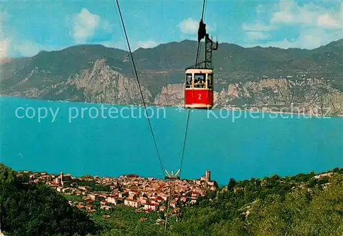 AK / Ansichtskarte Seilbahn Lago di Garda Malcesine Gardasee  Kat. Bahnen