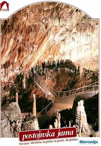 AK / Ansichtskarte Hoehlen Caves Grottes Postojnska Jama Russische Bruecke  Kat. Berge